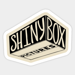 Shiny Box LOGO Blk Sticker